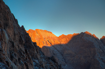 Promising sunrise near Jebel Toubkal, Morocco
